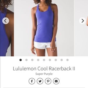 Lululemon Cool Racerback - Size 6